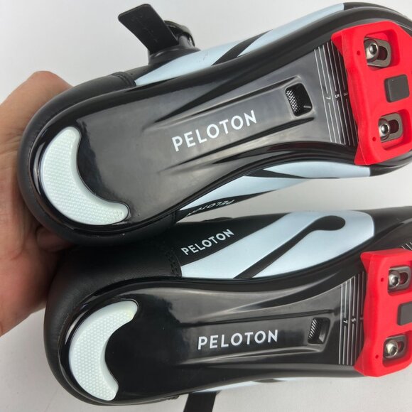 Peloton Unisex Bike Cycling Shoes Delta Cleats Black size 40 US Womens 9 Mens 7 - Picture 14 of 15
